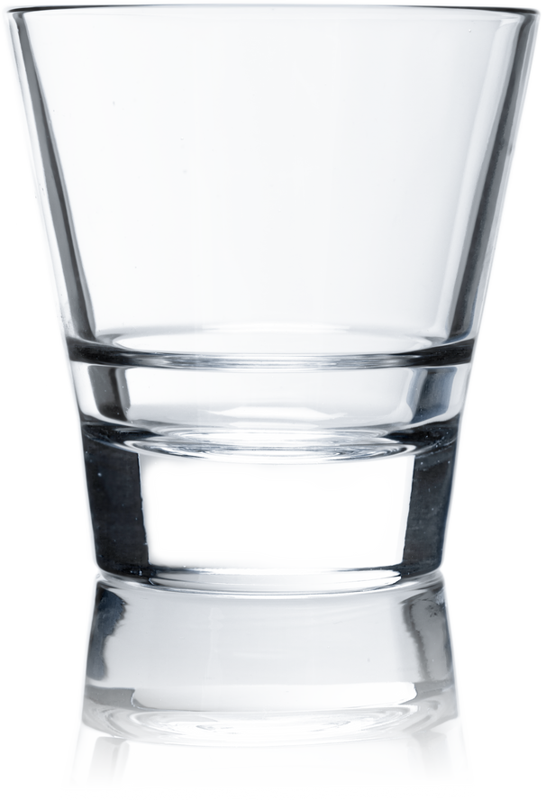 Empty Shot Glass Isolated